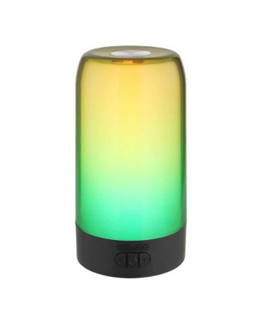 Portable LED table lamp 1.5W 18.8cm made of aluminum and plastic RGB and touch