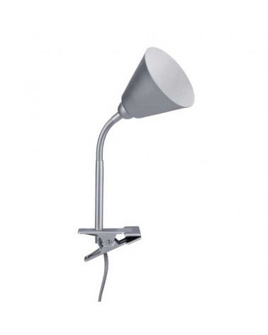 Clamp lamp with 11cm diameter E14 socket and flexible arm