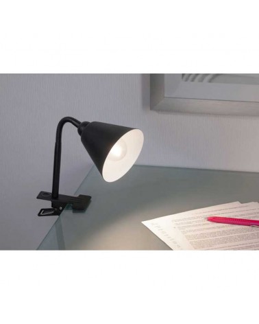 Flexo de pinza diámetro 11cm E14 brazo flexible