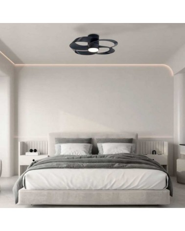 Ceiling fan 22W Ø65cm LED light 24W remote control DIMMABLE light temperature