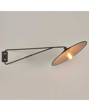Wall light with rotating arm 103cm metal E27