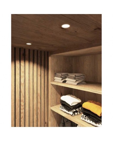 Downlight 8W LED 8.4cm round recessed CCT SWITCH 2700K/3200K/4000K