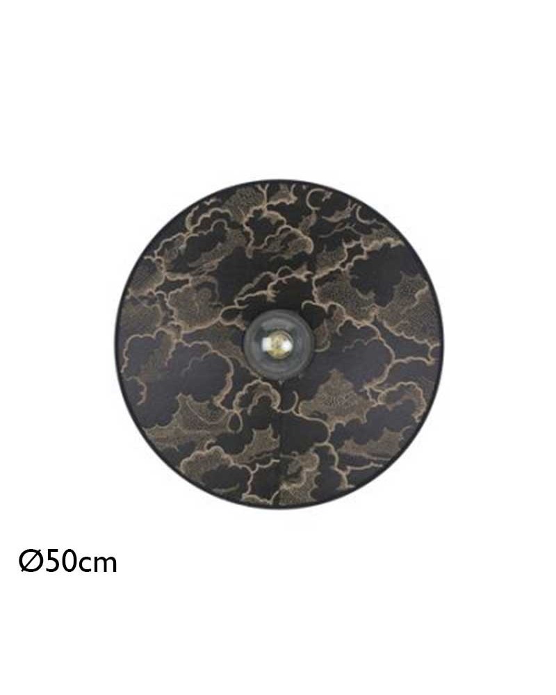 Wall light 50cm metal conical shape E27