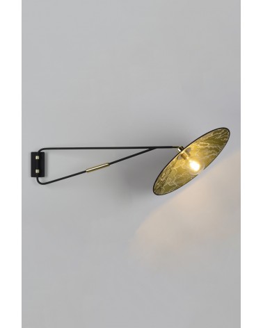 Wall light with rotating arm 103cm metal E27