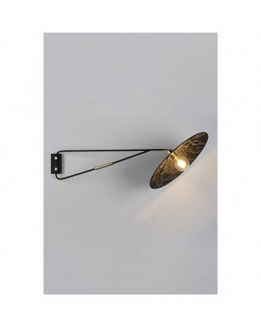 Wall light with rotating arm 103cm metal E27