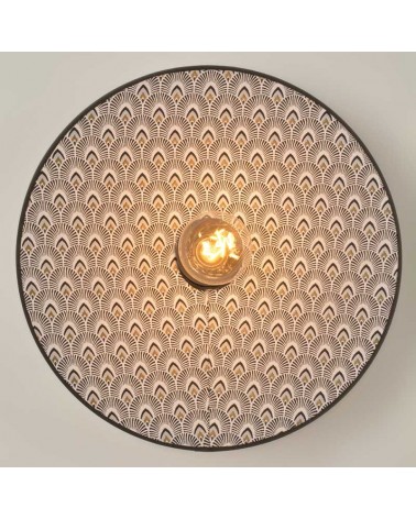 Wall light 50cm metal conical shape E27