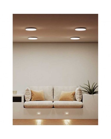 Downlight redondo de exteriores IP54 33cm 25W blanco CCT Switch 2700K/3200K/4000K