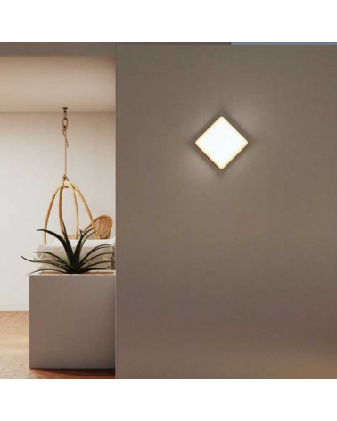 Outdoor square downlight IP54 25cm 20W CCT Switch 2700K/3200K/4000K