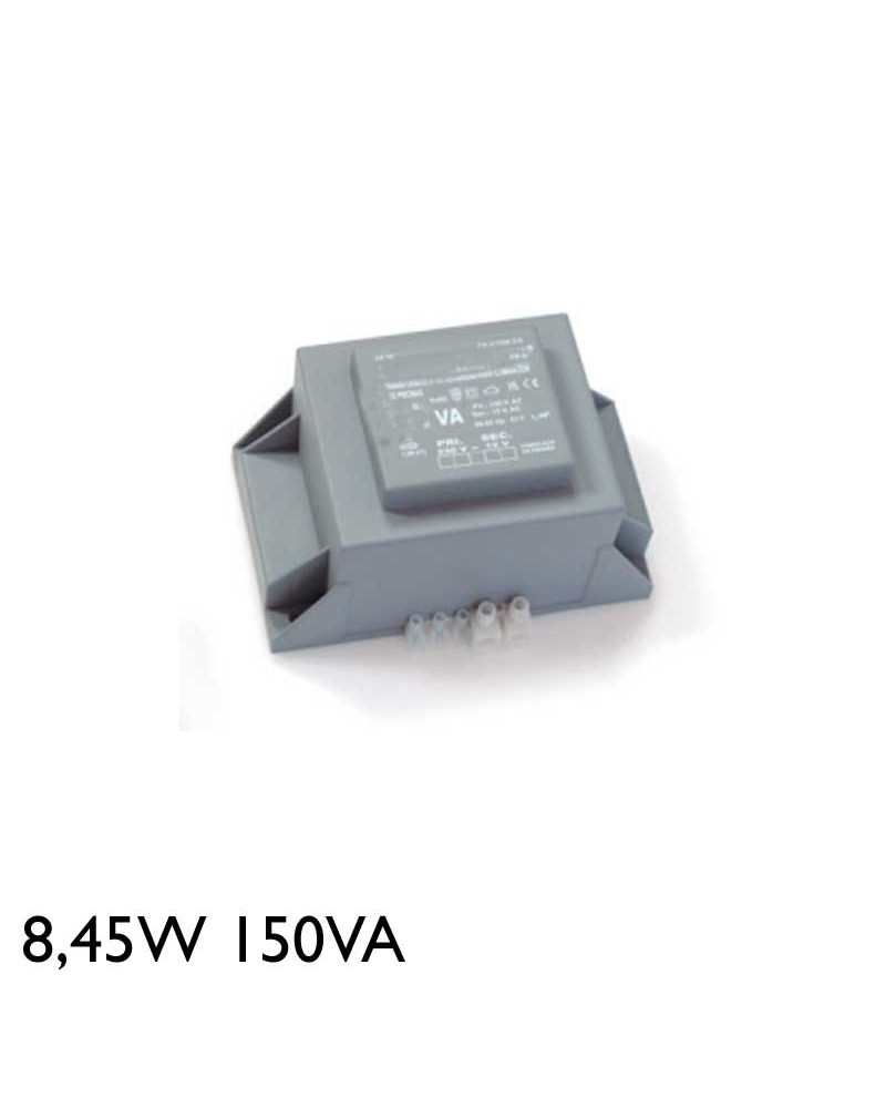 Ferromagnetic transformer for swimming pool 150VA 230V 12V 8,45W