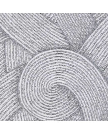 Aplique de pared 38cm de metal, tela y papel acabado azul E27