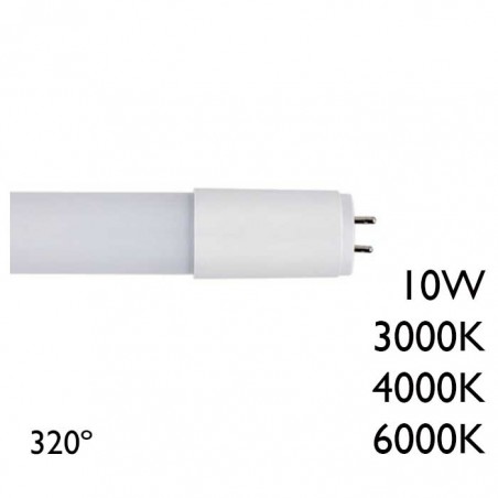 LED tube T8 LED 10W G13 60cm connection on one side 3000ºK 4000ºK 6000ºK