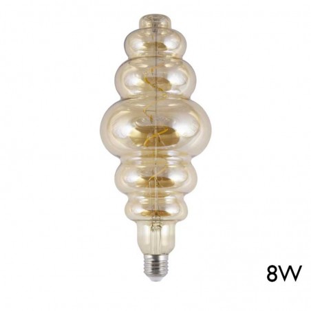 Amber decorative bulb 270mm LED E27 8W 3000K 760Lm