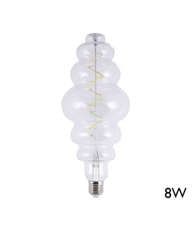 Transparent decorative bulb 270mm LED E27 8W 4000K 880Lm