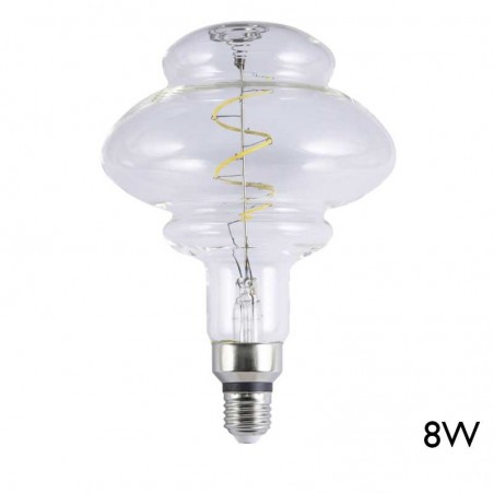 Transparent decorative bulb 230mm LED E27 8W 4000K 880Lm