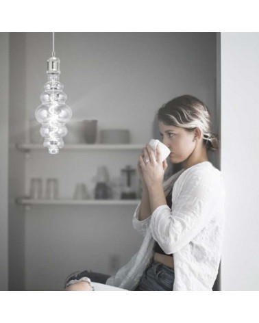 Transparent decorative bulb 270mm LED E27 8W 4000K 880Lm