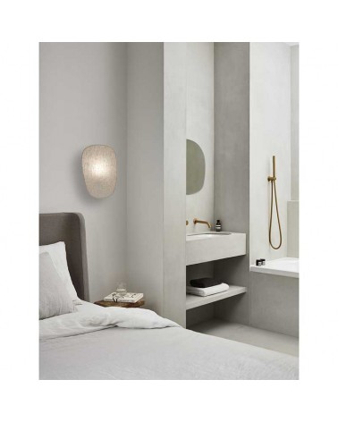 Aplique de pared pantalla 40cm de lino E27