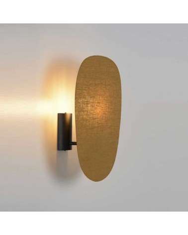 Aplique de pared pantalla 40cm de lino E27