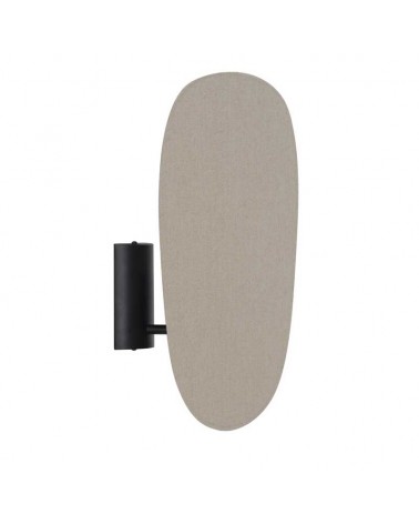 Wall light with 40cm linen lampshade E27