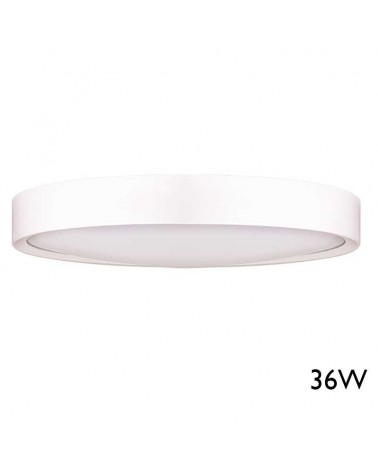 Ceiling light 43cm with white ring LED 36W with high luminosity
