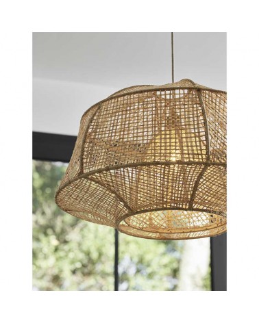 Ceiling lamp 58cm natural finish raffia E27