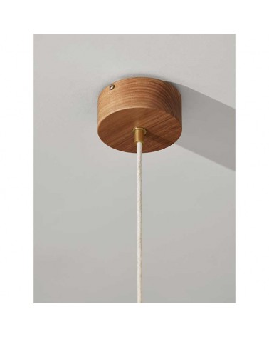 Ceiling lamp 78cm natural finish raffia E27