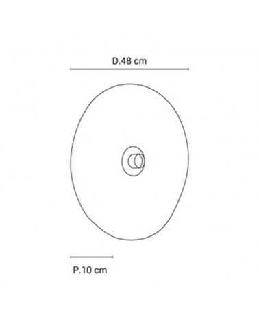 Wall light 48cm linen and wood natural finish E27