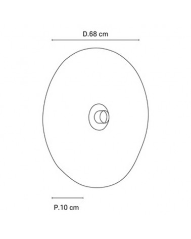 Wall light 68cm linen and wood natural finish E27