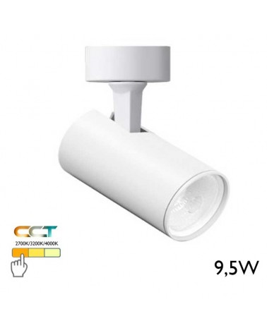 Foco proyector LED 5,2cm blanco 9,5W CCT Switch 2700K/3200K/4000K