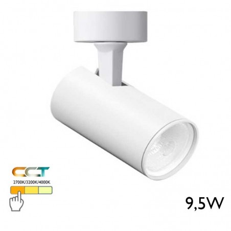 Foco proyector LED 5,2cm blanco 9,5W CCT Switch 2700K/3200K/4000K