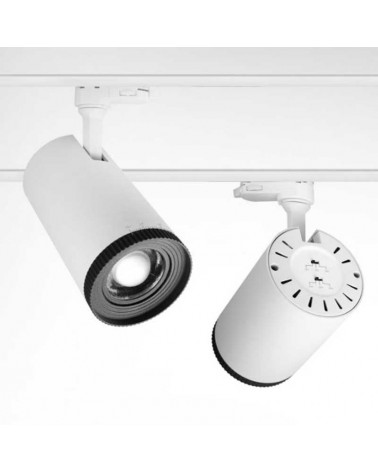 Foco de carril trifásico LED 15W-20W-25W 15º-55º CCT Switch 2700K/3200K/4000K