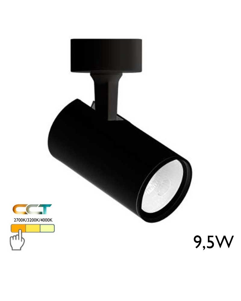 LED projector spotlight 5.2cm white 9.5W CCT Switch 2700K/3200K/4000K