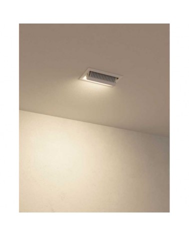 Recessed rectangular LED wall spotlight 23cm 40W 4100K tilting