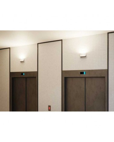 Recessed rectangular LED wall spotlight 23cm 40W 4100K tilting