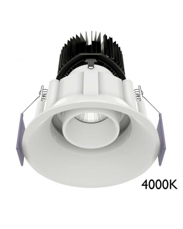 Downlight 10W LED 9cm redondo empotrable 4000K IP32