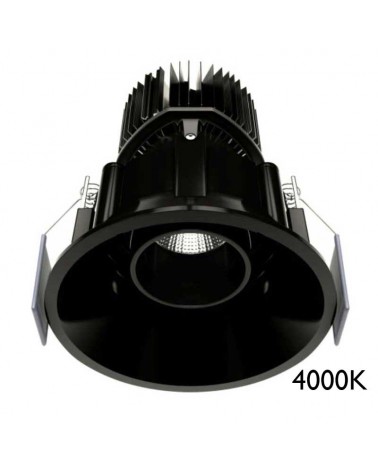 Downlight 10W LED 9cm redondo empotrable 4000K IP32