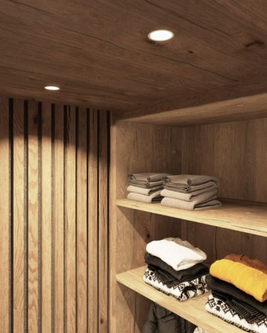 Downlight 8W LED 8,4cm redondo empotrable 5000K IP65