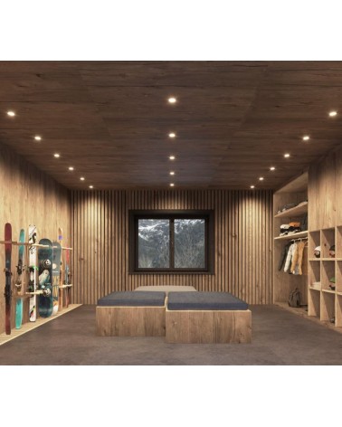 Downlight 8W LED 8,4cm redondo empotrable 5000K IP65