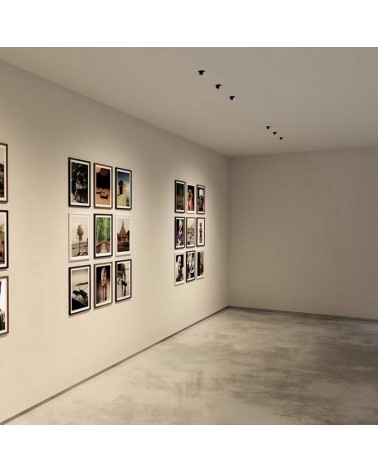 Mini round aluminum projector 5.7cm 45º CCT Switch 2700K/3200K/4000K