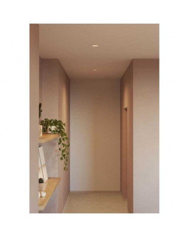 Downlight 10W LED 9cm redondo empotrable 3000K IP32