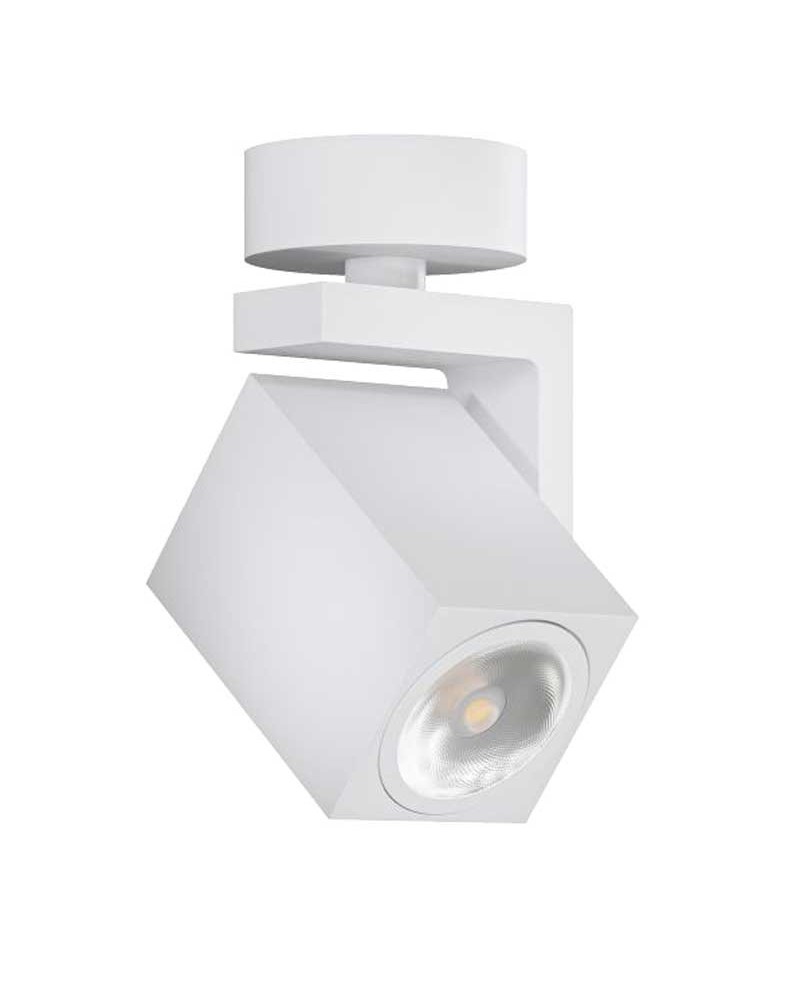 Adjustable spotlight 5.5cm square shape aluminum GU10