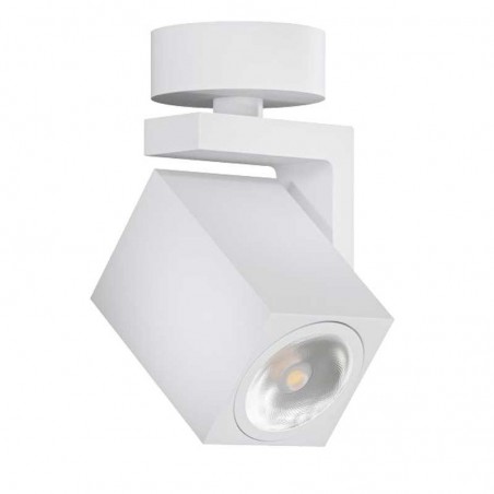 Adjustable spotlight 5.5cm square shape aluminum GU10