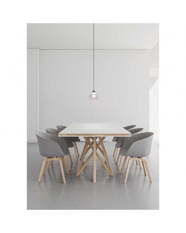 Recessed ceiling lamp black and gray finish LED 6W 19.5cm diameter