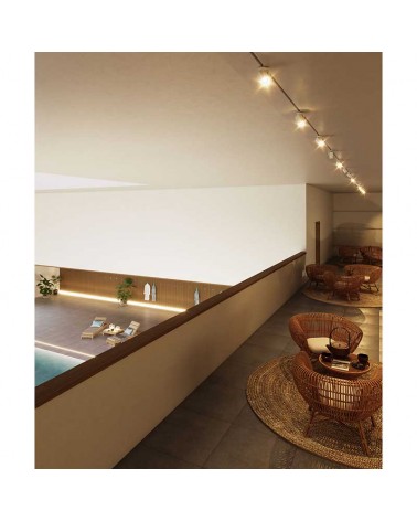 Adjustable spotlight 5.5cm square shape aluminum LED 8W CCT Switch 2700K/3200K/4000K