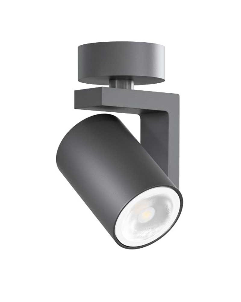 Foco cilindro orientable 5,5cm aluminio GU10