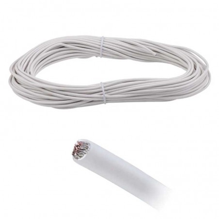 Cable adicional rollo blanco 20m 2,5m²