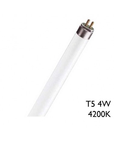 Tubo fluorescente 4W T5 13,6cm 4200K F4T5/CW
