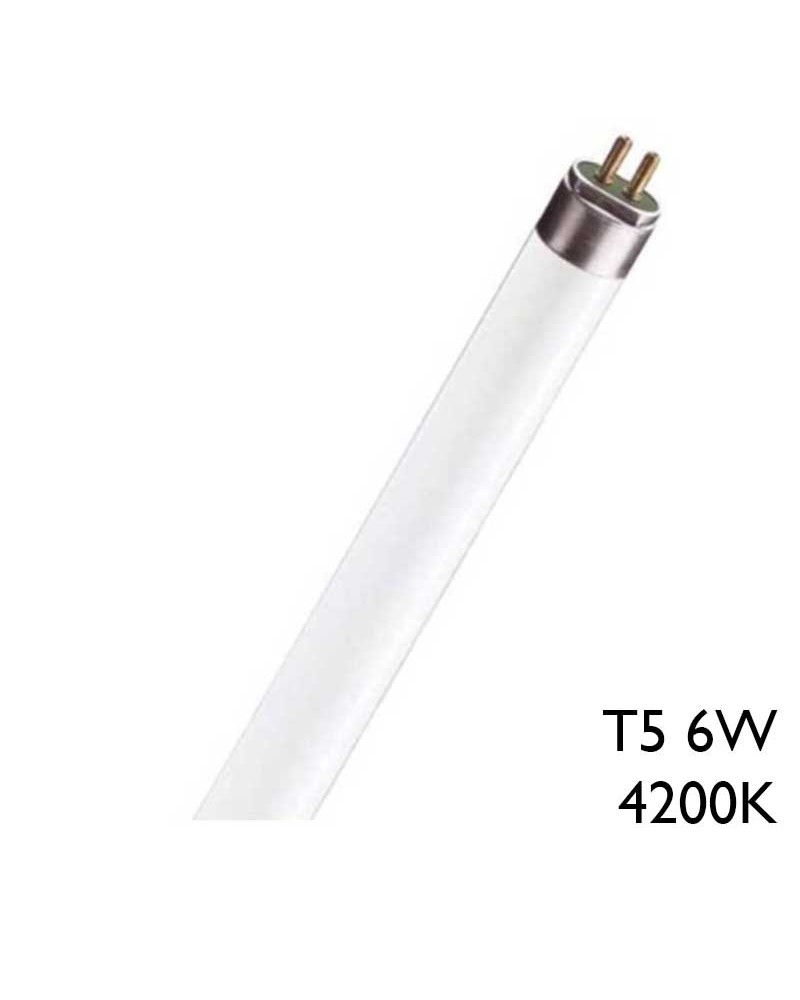 Fluorescent tube 6W T5 21.2cm 4200K F6T5/CW
