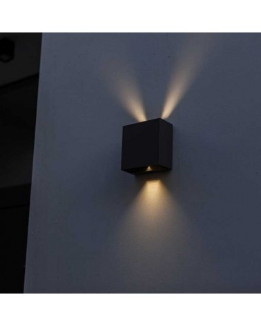 Outdoor wall light 11cm aluminum LED 10W 3000K IP54
