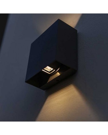 Outdoor wall light 11cm aluminum LED 10W 3000K IP54