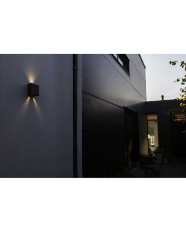 Outdoor wall light 11cm aluminum LED 10W 3000K IP54